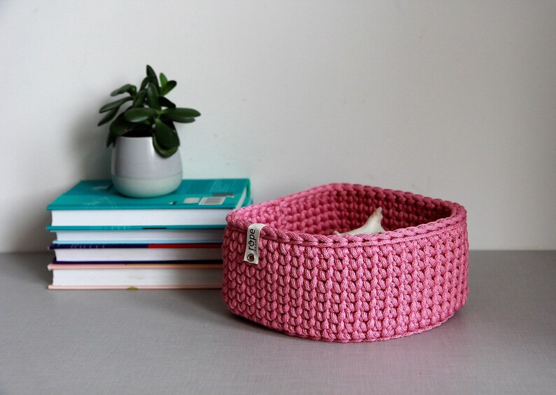 Pink triangle corner shelves basket 90 degrees space saver image 5