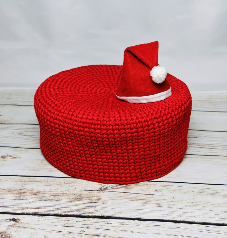 Red newborn basket props Baby basket Newborn photo props Baby props Baby photography props Baby photography nest Christmas photo props