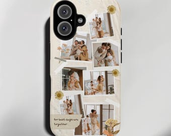 Personalisierte Fotocollage Telefonhülle Benutzerdefiniertes Erinnerungsgeschenk