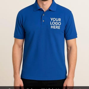 Custom Logo Polo Shirt For Men Casual Polo Shirt Personalized Company Uniform Workwear Custom Staff Gift Stylish Summer Apparel Golf Outings