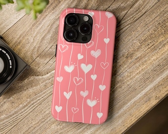 Herz Design Handyhülle, Schutzhülle, Valentinstag Geschenk, Schutzhülle für das Handy