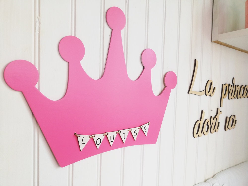 Cadeau de Naissance Original - Une Couronne Princesse Personnalisée