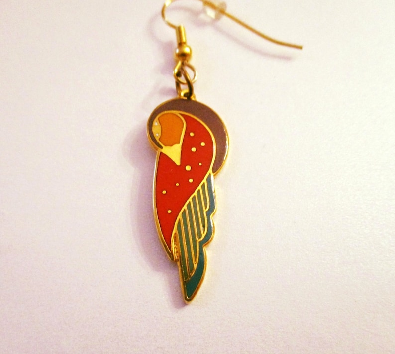 Laruel Burch Fan Pull Red and Yellow NEW FREE SHIPPING