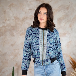Womens Bomber Jacket Etsy Ireland