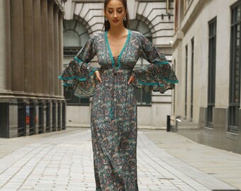 boho chic maxi dresses uk