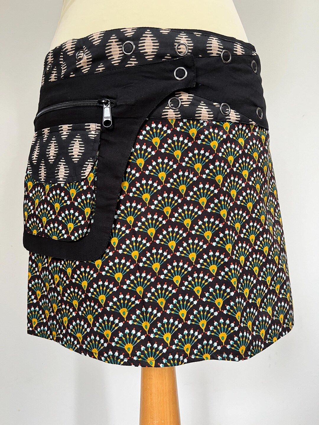 Reversible Wrap Skirt  - Cloud 9 Yellow