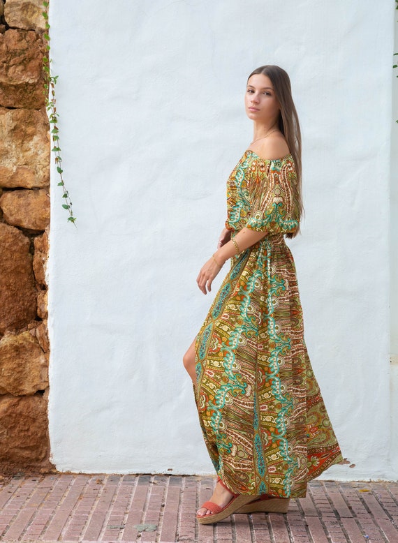 Boho skirt co ord hot sale