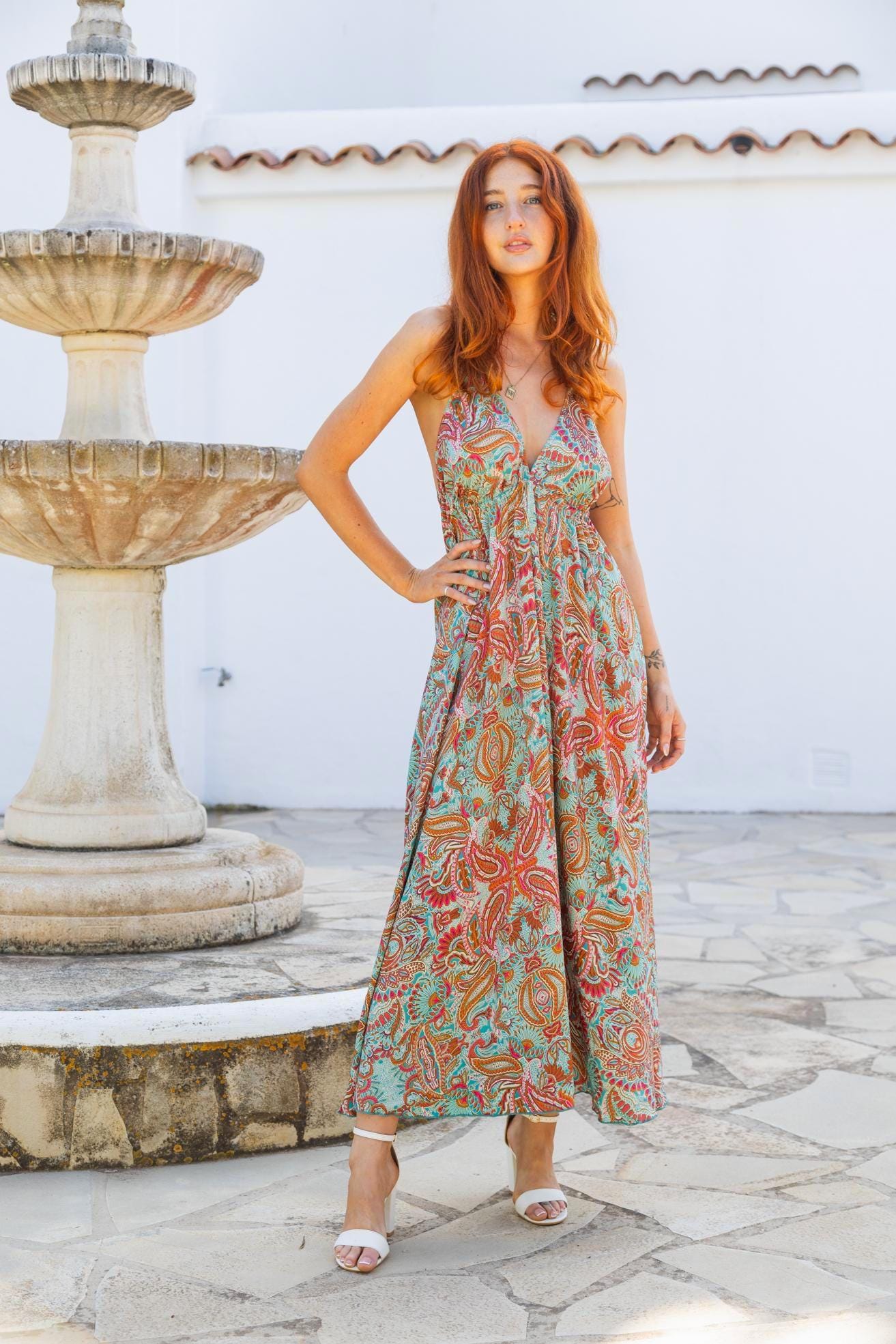 【BOHEMIAN SEOUL】BOHEMSEO BACKLESS CUT OUT MAXI DRESS BOHEMIAN SEOUL] BACKLESS CUT OUT MAXI DRESS, BLACK 正規品