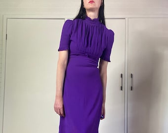 Purple Maxi Dress | Vintage 70s