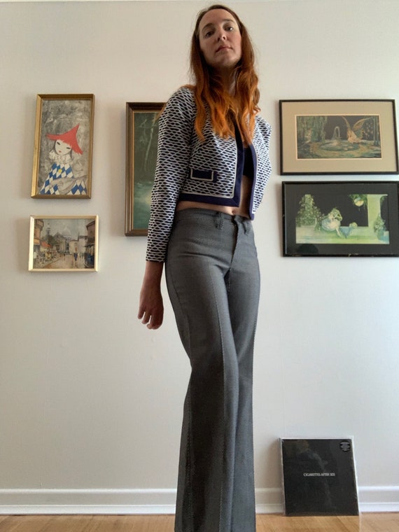 Tailored Pants / High Waisted Flares / Lou Doillon