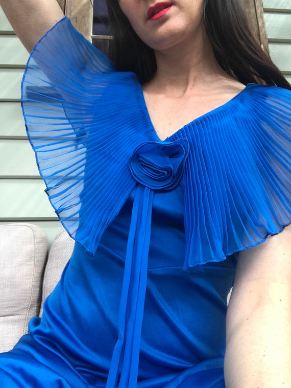 Vintage 60s Midi Dress | Chanel Style | Cobalt Blu
