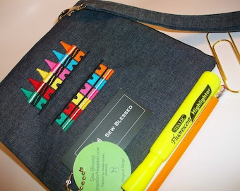 Teachers Zippered Pouch || For the Educators || For Any Teacher || Paraprofessionals || GIFT for awesome teachers