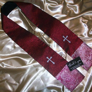 Deep Burgundy Stole || For Him || For Her