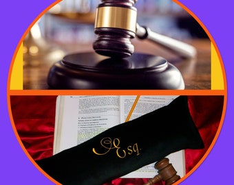 Pillow for the Attorney ~ The Lawyer's Pillow ~ Gifts for Lawyers