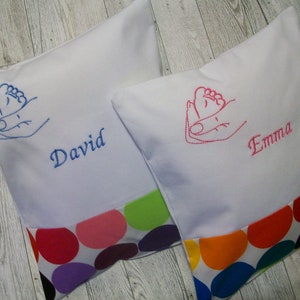 Baby Pillow For the Baby Babyshower Gifts Nursery Layette Decoration Keepsake image 2