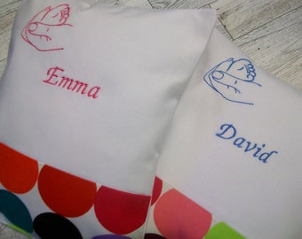 Baby Pillow || For the Baby || Babyshower Gifts || Nursery Layette Decoration || Keepsake