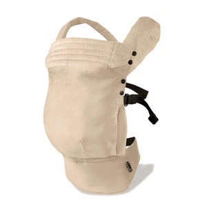 Mochila Porta Bebé Off White Velvet (disponible en 20 colores)