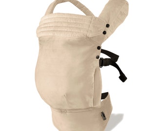 Baby Carrier Off White Velvet (available in 20 colors)