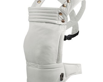 Baby Carrier  off white Cotton Fabric Wonderful reviews in Holland and Beautiful to wear 12 colors cotton and gold look buttons.