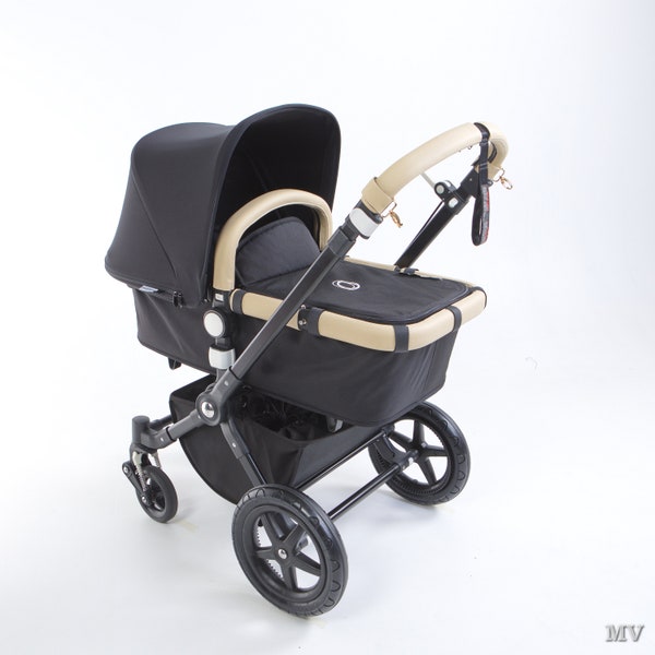 Bugaboo Cameleon 1,& 2 and Bugaboo Donkey Mono complete set Lamb Leather covers with FREE Bag Hooks in the plain style.