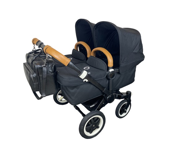 uppababy cruz leather V2 Stroller + Bassinet Bundle, Jake Reel:TR 5/6 Blue Line Project 