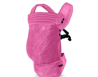 Baby Carrier Pink Velvet with Quilted Pattern Super Nice in Use  Overload in Wonderfull Reviews  (available in 20 colors)