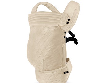 Baby Carrier Off White Velvet with Quilted Pattern Super Nice in Use  Overload in Wonderfull Reviews  (available in 20 colors)