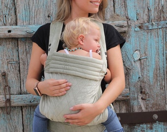 Baby Carrier Light Green Velvet (available in 20 colors)