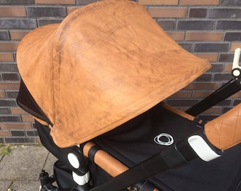 Bugaboo Buffalo, Donkey & Cameleon 1,2 and 3 Extendable Lamb Leather Hoods Plain or Quilted style.