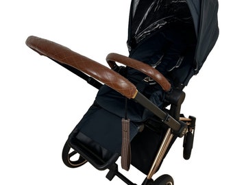 Cybex Gazelle S ベビーカー用本革プッシュハンドルカバー（本革レース