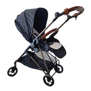 Cybex Melio  Handlebar and safety covers set 3 pieces Lambs Leather in the Plain or Quilted style.