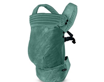 Baby Carrier Green Velvet with Quilted Pattern Super Nice in Use  Overload in Wonderfull Reviews  (available in 20 colors)