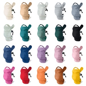 Porte-bébé Sienna Orange Velvet disponible en 20 couleurs image 7