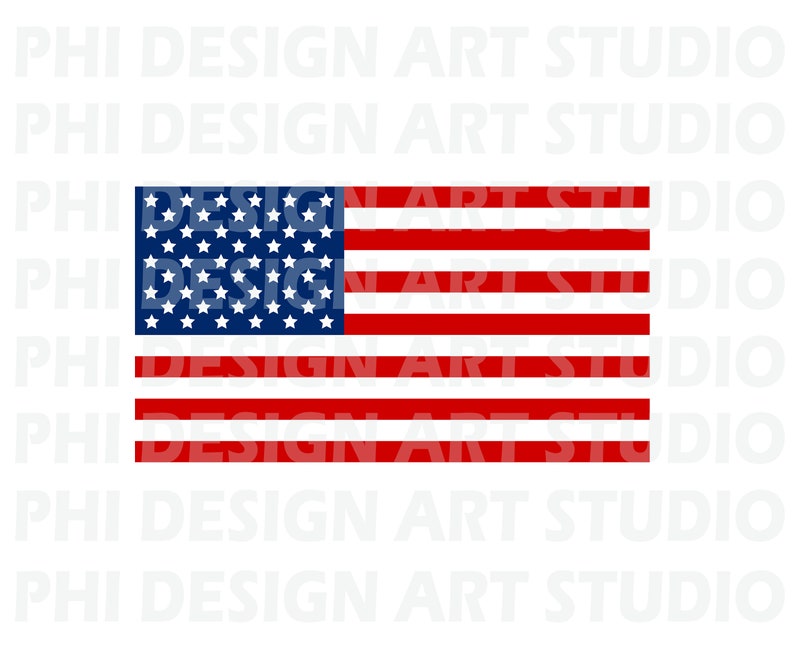 American Flag SVG, American Flag Svg for Cricut, Usa Flag Cut File, USA Flag, USA Flag svg, Wavy Flag Svg, Png, Dxf, Cutting Machine Files image 5