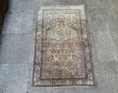 2.7x4.2 Feet Free Shipping Tree Of Life Silk And Cotton Rug Area Rug Kitchen Living Room And Bedroom Carpet.Carpet Number F1205
