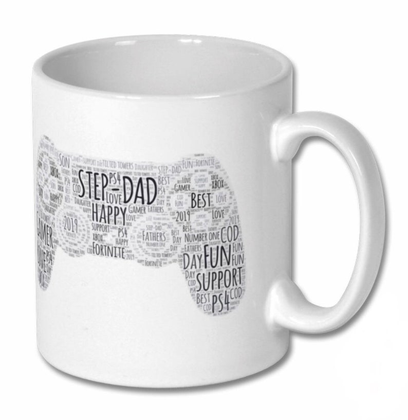 Grandad Photo Mug Personalised Mug Fathers Day Mug Black Grandad Design
