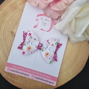 Lama print hairbow