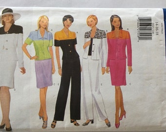 Butterick 5145 Misses Sizes 18 20 and 22 Semi Fitted Above | Etsy