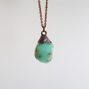 Chrysoprase Talisman Handmade Jewelry image 1