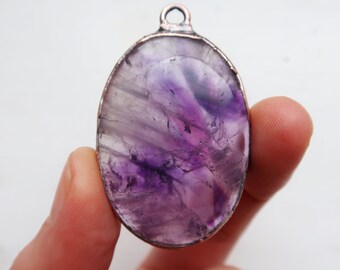 Amethyst Necklace | Crystal Talisman | Handmade Jewelry