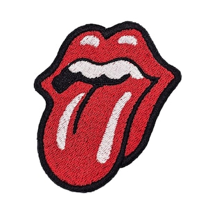 Lips and Tongue - 100% Embroidered Patch