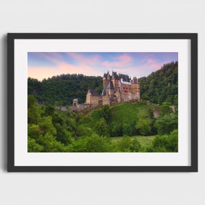 Eltz Castle Germany Fairy Tale Landscape Print | European Medieval Architecture Wall Art