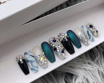 Valentines day gifts ~ Press on nails ~ Press on nails uk ~ Chrome nails ~ Crystal nails ~ False nails ~ Fake nails ~ Coffin nails ~