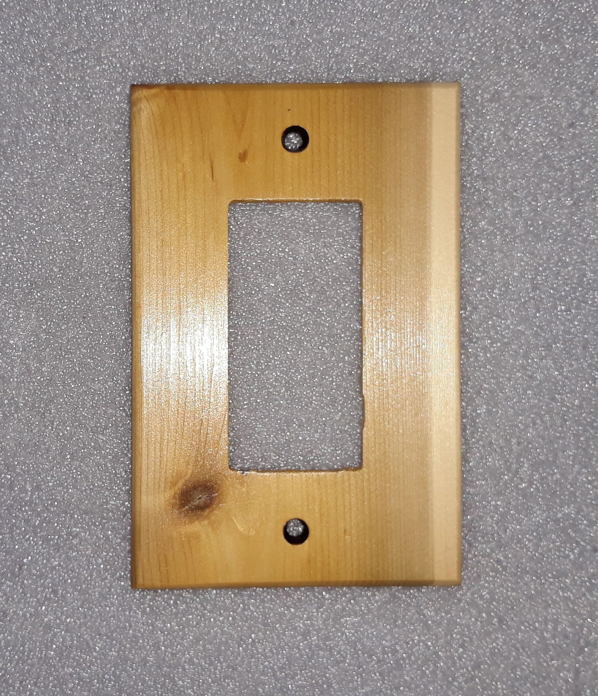 Solid Wood Cedar Switch Plate Covers - Etsy