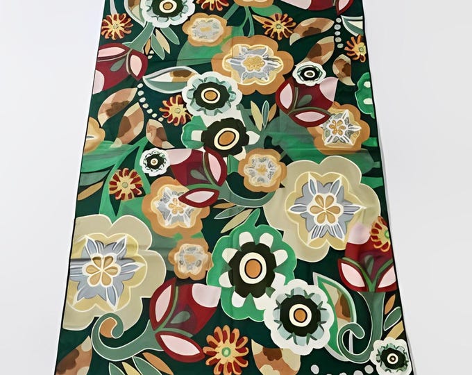 Free Shipping/ Modern Art Chain stitch Hand Made Hand Embroidered Floor/ Wall Wool Rug/ Cotton backing