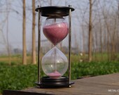 Brass Hour Glass Sand Timer Vintage Victorian Sand Watch Ship Nautical Love Home Decor Wedding Anniversary Groom Kitchen Antique Lover Gifts