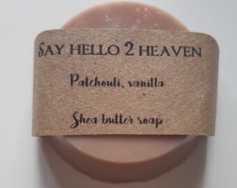 say hello to heaven patchouli vanilla sheabutter soap - entenkarte fortnite