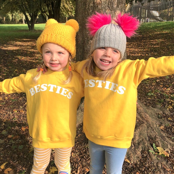 Best friend-Best friends-best friend gift-Best friend shirts-kids sweater-Besties-twinning sweaters-toddler sweater-bestie outfits for kids