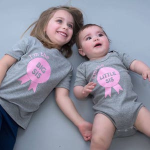 Sibling outfits gifts Sibling shirts sibling outfits Big sister shirt-Little sister shirt- Gift for siblings-Brother sister gift
