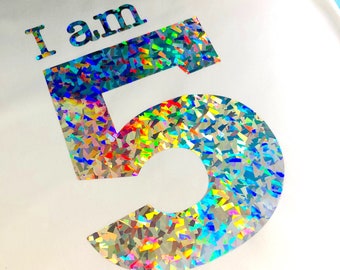 Camiseta de 5.º cumpleaños-Camiseta número 5-Traje de 5.º cumpleaños-Camiseta personalizada 5-Quinto cumpleaños-Camiseta cinco